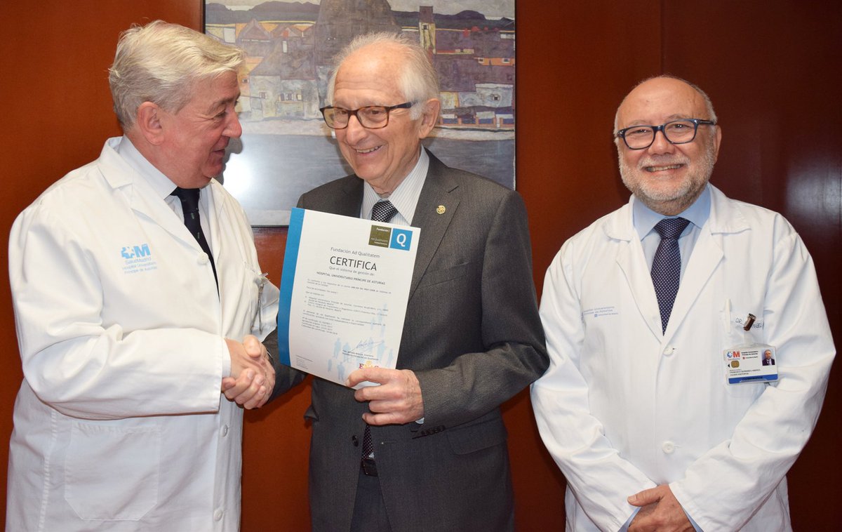 adqualitatem's tweet photo. El Hospital Príncipe de Asturias obtiene la certificación ISO 9001 a través de la Fundación Ad Qualitatem https://t.co/PrngvJvBRj https://t.co/L6eNoqcgWf