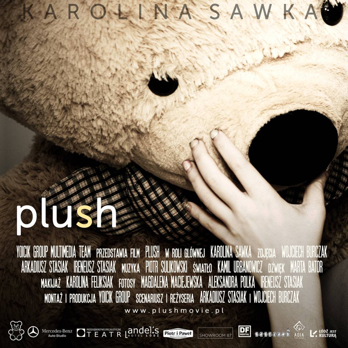 plush_movie's tweet photo. #plushmovie #poster #yoicik #teddybear #tajemniczymis #mysteriousteddybear #lodz #Łódź #movie #film #etiuda #miś https://t.co/1tbVg2WaJx