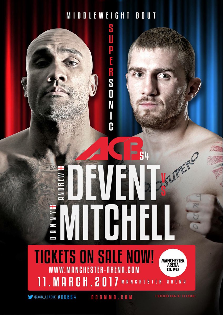 ACA_League's tweet photo. Another #Middleweight bout added to #ACBManchester 
@The_lionspaw vs @cheesecakemma #acb #acbmma #acb54 #acbsupersonic https://t.co/dbRfxftstn