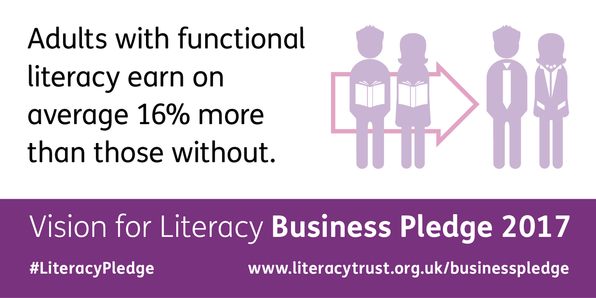 Literacy_Trust's tweet image. 51 of the UK’s leading businesses, including @BritishLandPLC and @OCR_English have signed the 2017 #LiteracyPledge: literacytrust.org.uk/campaigns-poli…