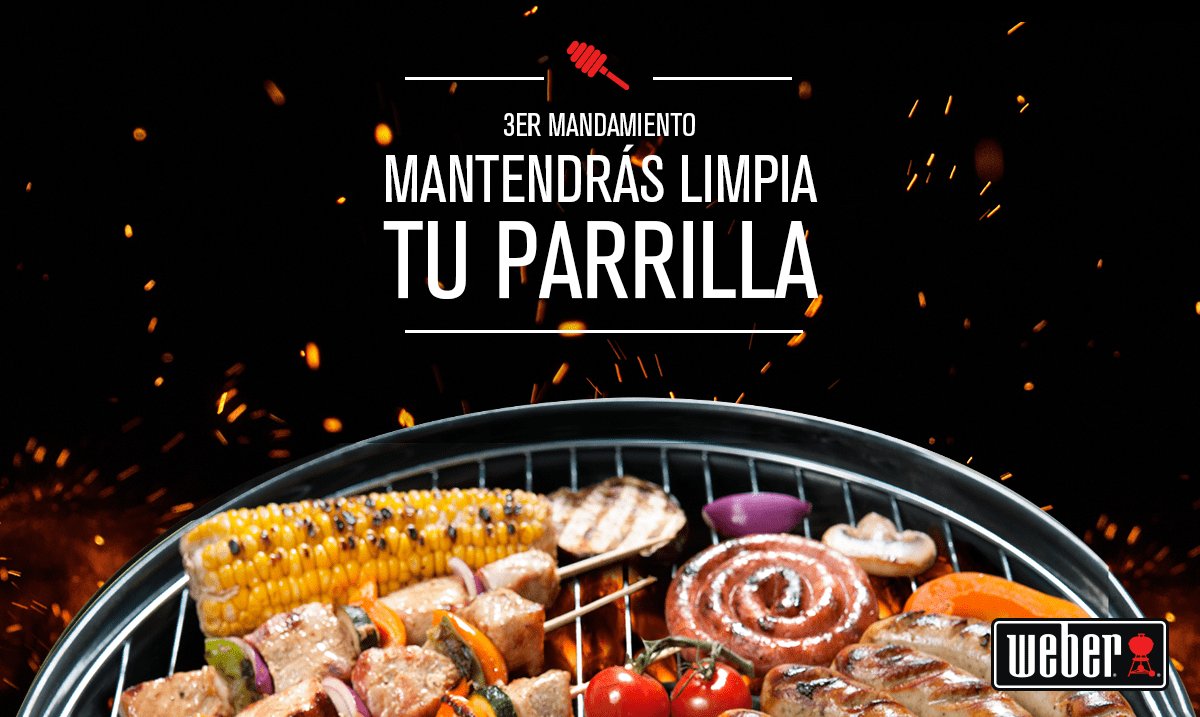 webergrillscl's tweet photo. #TheWeberWay - Limpia tu parrilla con una escobilla de cerdas metálicas para eliminar todo resto de comida que haya quedado https://t.co/FW5nEEJYIS