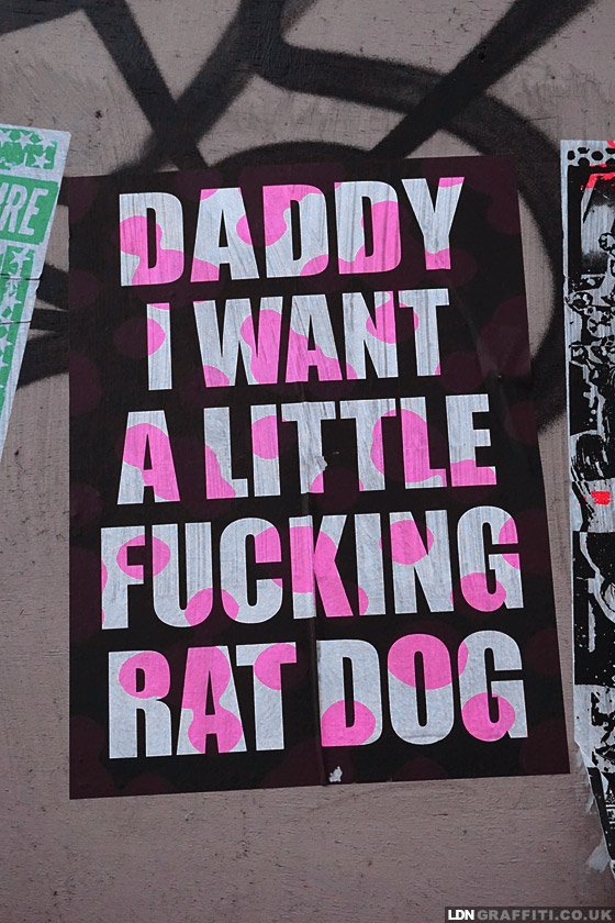 LDNGraffiti's tweet photo. DADDY⦠#StreetArt in London @AidaPrints @DonkLondon #DrCream & more https://t.co/gn3ZmZp31V