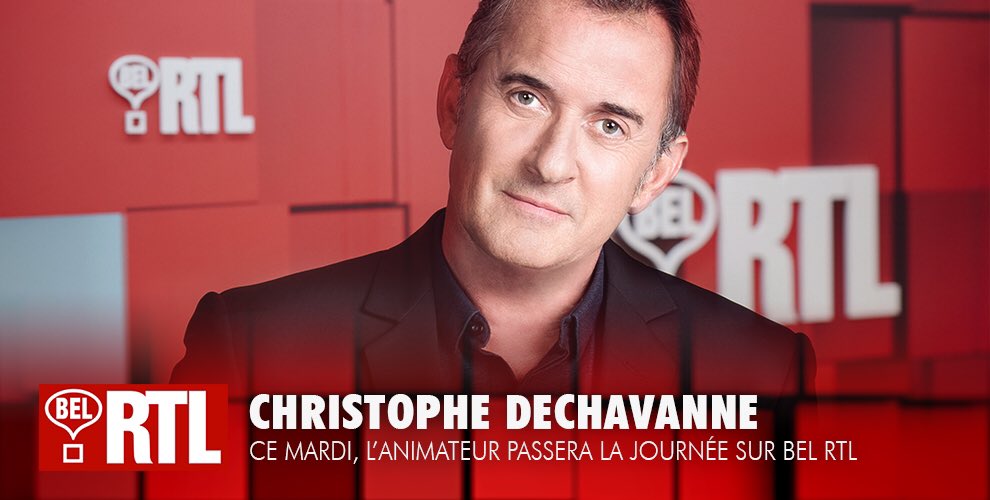 RTLBelgium's tweet photo. Mardi prochain, Christophe Dechavanne jouera les animateurs d'un jour sur @BelRTL! Il co-animera les émissions aux côtés de nos animateurs! https://t.co/Agw6Y5yhex