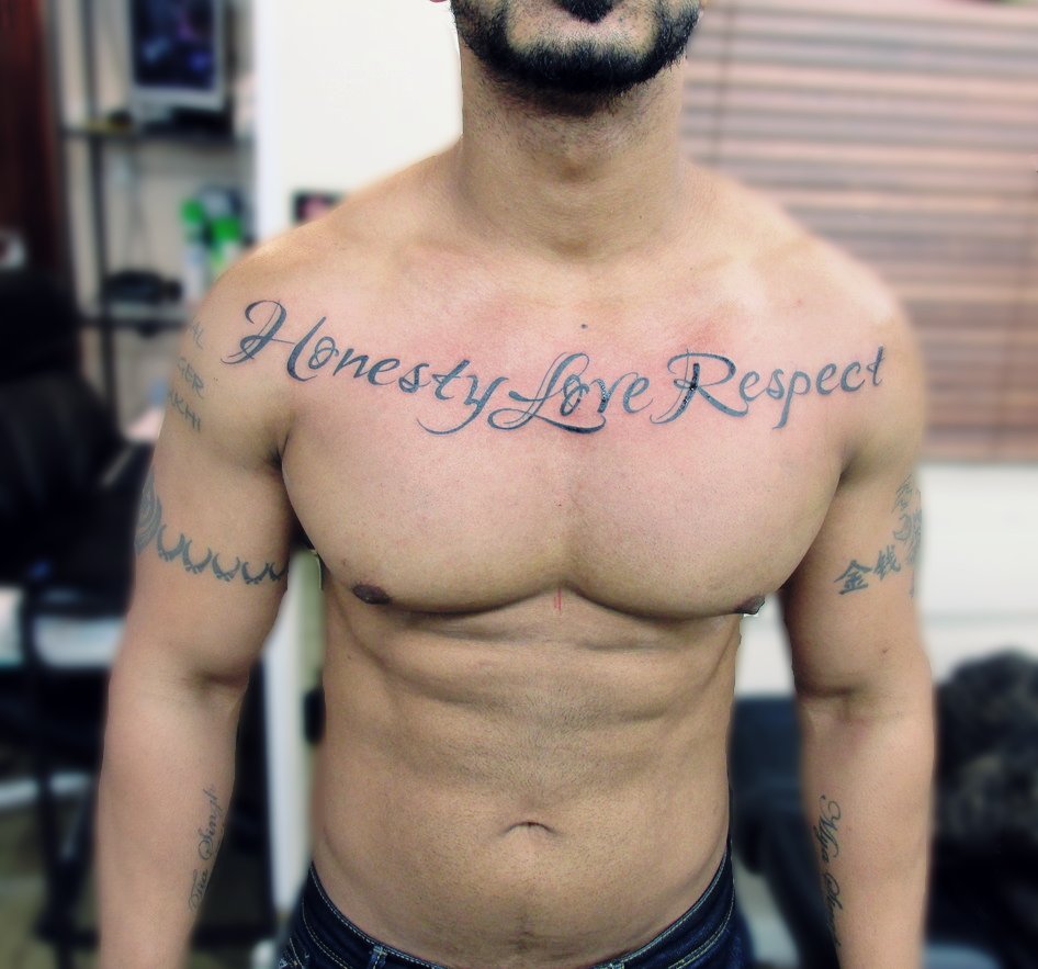 Tom on X: "Writing across the chest from this week #scripttattoo #writingtattoo #menwithtattoos #cardiff #tattoosbytomcardiff #cardifftattooist #tattoo https://t.co/VbCj1ukqcQ" / X