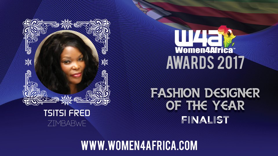 Women4Africa's tweet photo. Congratulations to @tsitsi_fred our #Women4Africa2017 'Fashion Designer of the Year' finalist. https://t.co/n4L85bfpXg