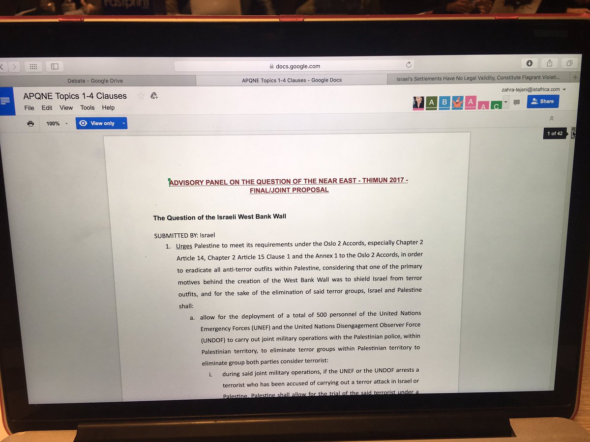 zahra_tejani's tweet photo. Finally done with the entire communiqué! Time to vote! Only 42 pages!
#ISTmun17 https://t.co/aG9z40X59O