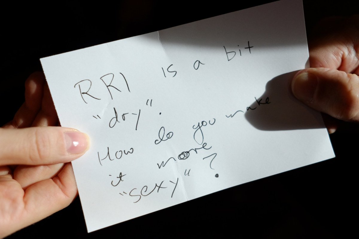 RRITools's tweet photo. #RRI is a bit "dry". How to make it more sexi? post by @cienciaviva @Ecsite https://t.co/62sdkUZERN @RRITools Final Conference #RRIinaction https://t.co/INjC24Tklp