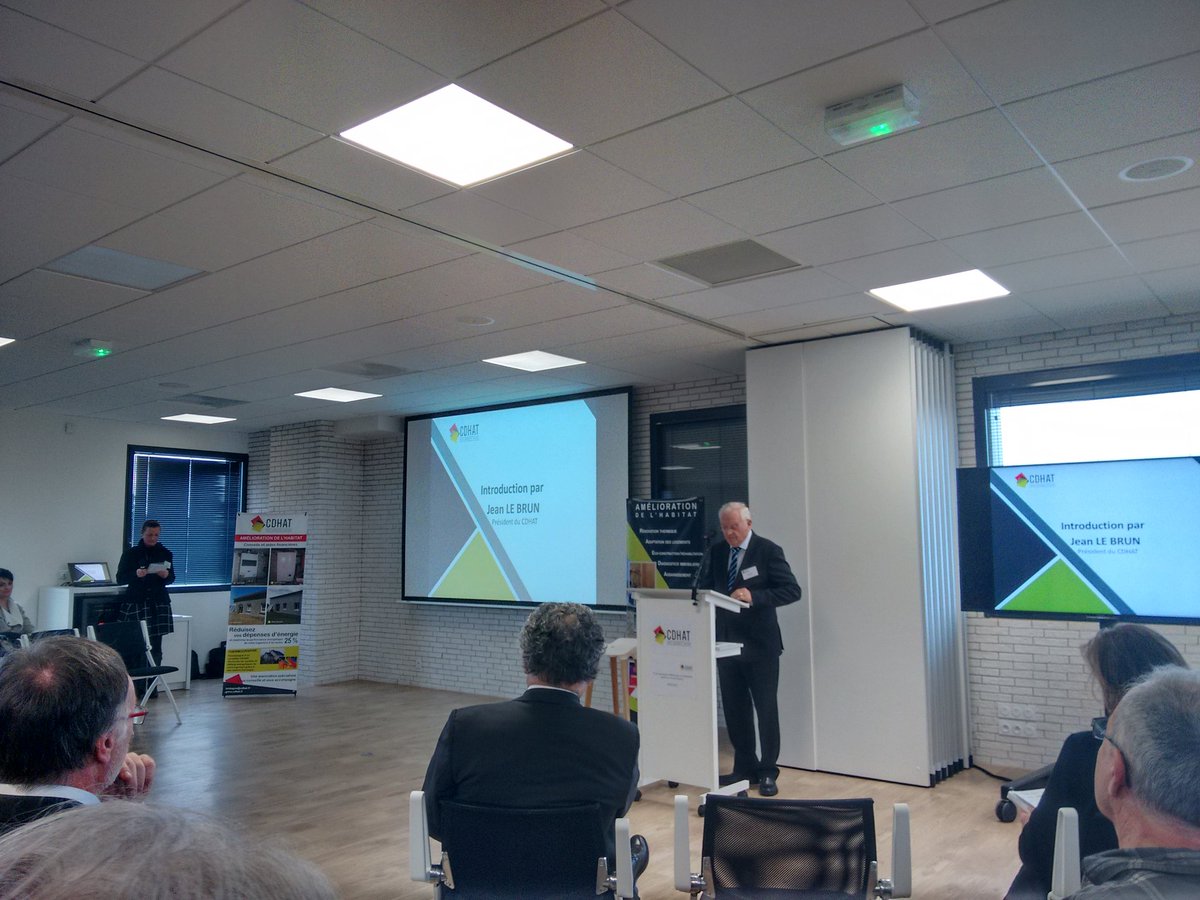 DomRamard's tweet photo. Le #CDHAT inaugure son nouveau siège breton. Cette associat° adapte les logements privés pr améliorer les condit° de vie de leurs occupants. https://t.co/p5SJd4WHnI