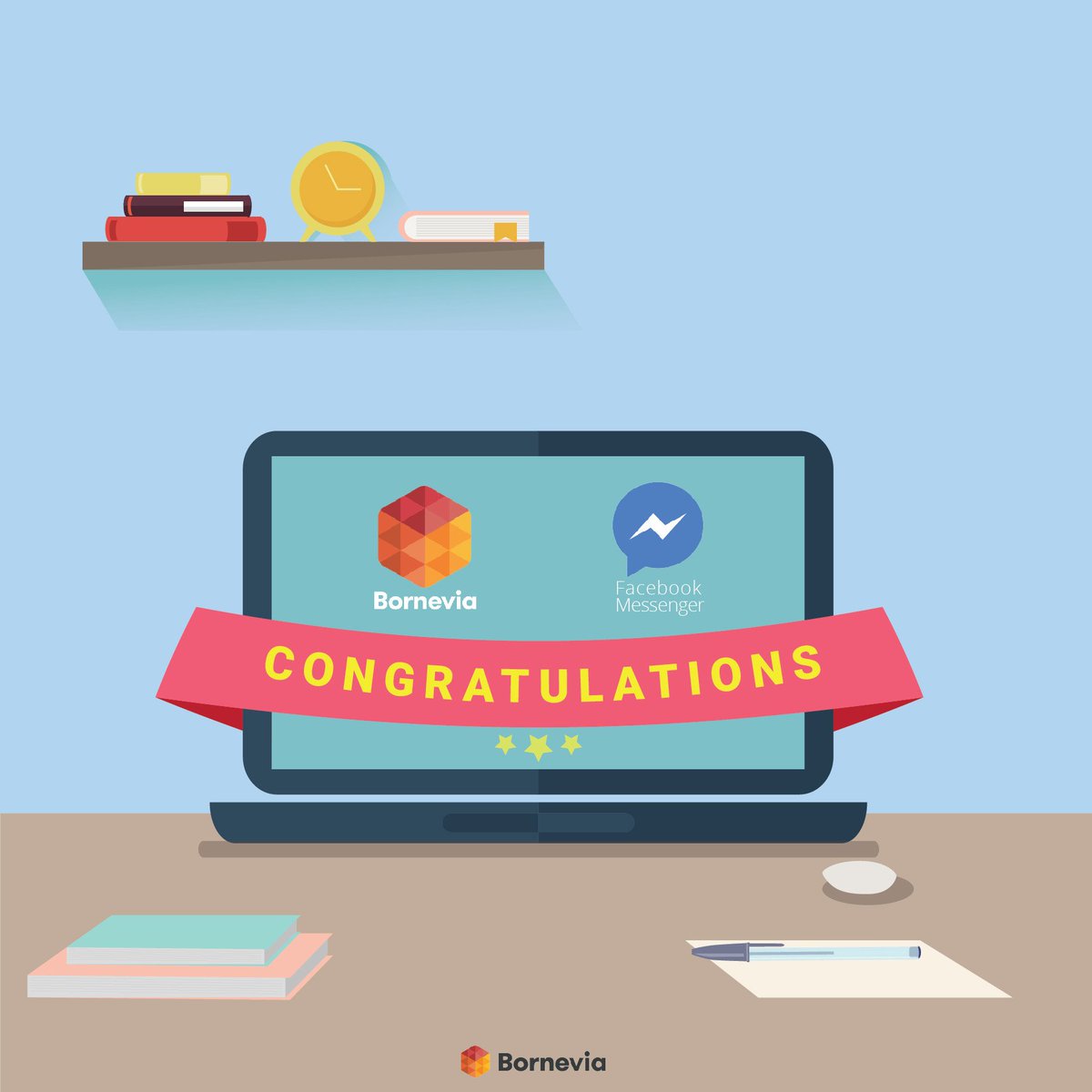 Congratulations! Facebook Messenger has been successfully integrated to Bornevia. For info: sta.cr/2GF52