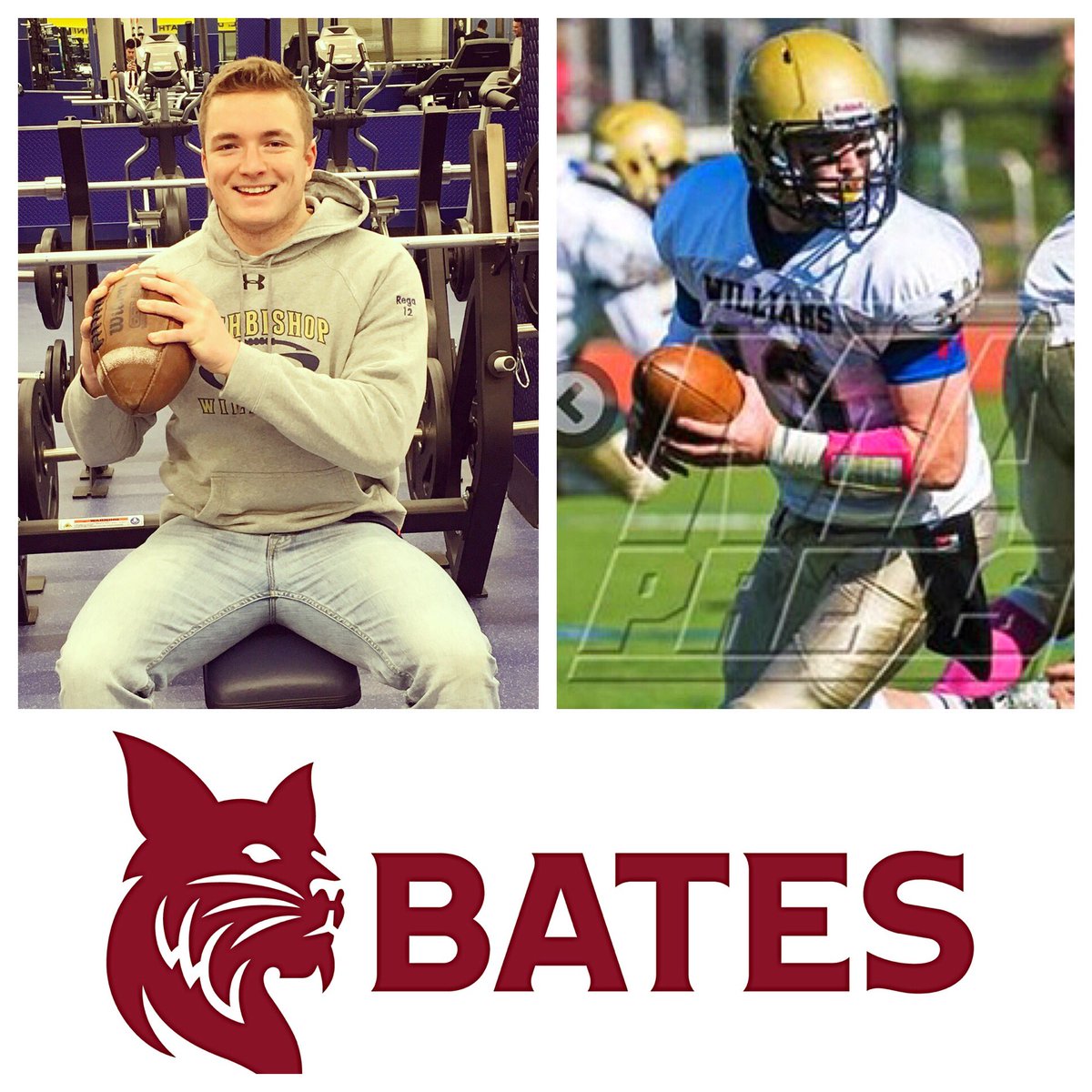 goAWathletics's tweet photo. Over 1000 yards passing. 10 TD's. 2016 CCL All-Star. Outstanding leader. Bates College is getting a great QB! Congrats Jack Rega! https://t.co/JCGwXaQ0Xp