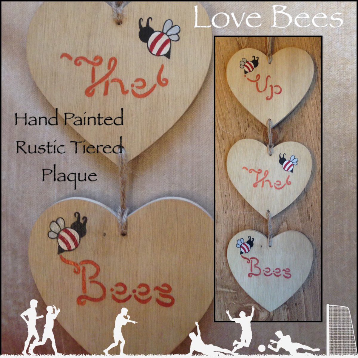 LoveBees_DT's tweet photo. Up The Bees Rustic 3 Tier Plaque https://t.co/rzqmoBKuVo #eshopsukhour #brentfordfc #thebees #womaninbiz #notonthehighstreet #handmade https://t.co/7xJzvroTuR