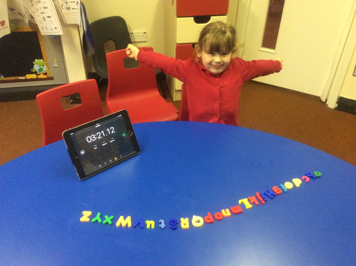 NantYParcSchool's tweet image. Year 1 have been completing the Alphabet Challenge!  Our champion to beat is Scarlett with 3:17! #Sortingletters #AlphabetChallenge