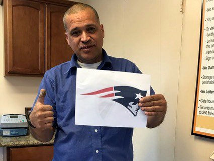 MiniStorage_WLA's tweet image. We're looking forward to #Superbowl! Who are you cheering for?! #LetsGoPatriots