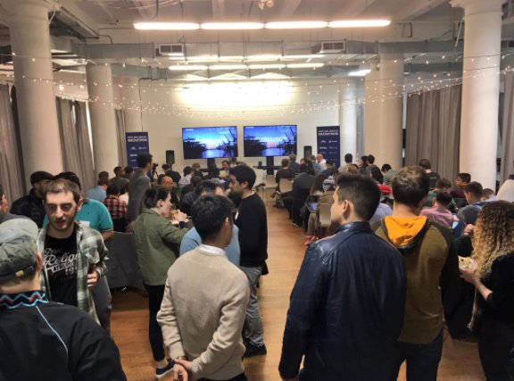 MicrosoftNY's tweet photo. NYC Hacks Shipping at the Ports &amp; Logistics Hackathon: https://t.co/3ZYlvcT1aj | @brianavecchione #HackShipping https://t.co/DjxHz7VtSX