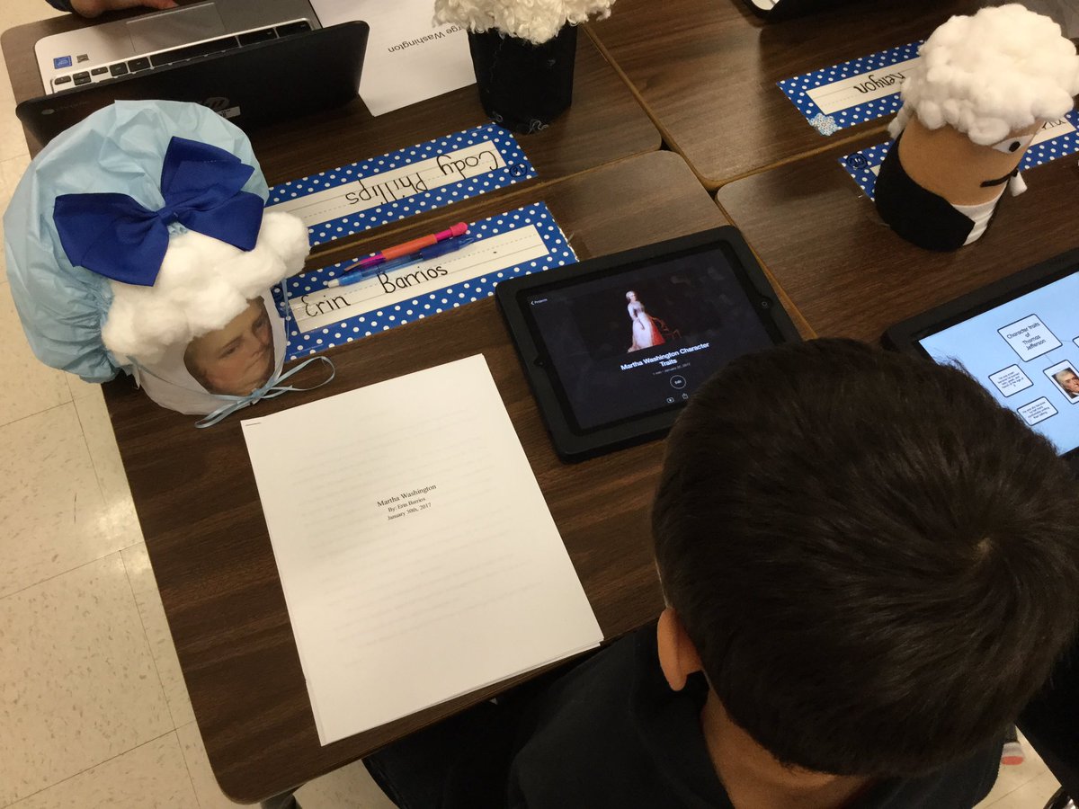 teacherkueger's tweet photo. American Revolution research and technology projects. #helotesstrong @NISDElemSS https://t.co/b0cZKZZDWV