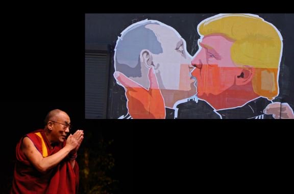 So why hasn't the #DalaiLama commented on #Trump's ban on refugees? Politics and dollars over compassion gildedcagearticles.com/religionandpol…