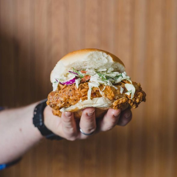 BangelPR's tweet image. Coming up in a few minutes on @ctvedmonton @northchickenyeg makes their mouth watering fried chicken sandwich #superbowlfood #yeg #yegfood