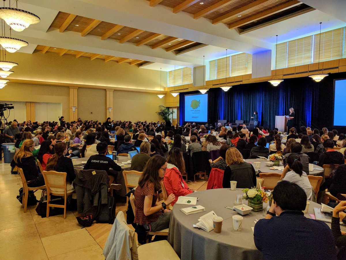 hspter's tweet image. Inspiring to see a huge room packed almost entirely with women data scientists! #widsconference #WIDS2017