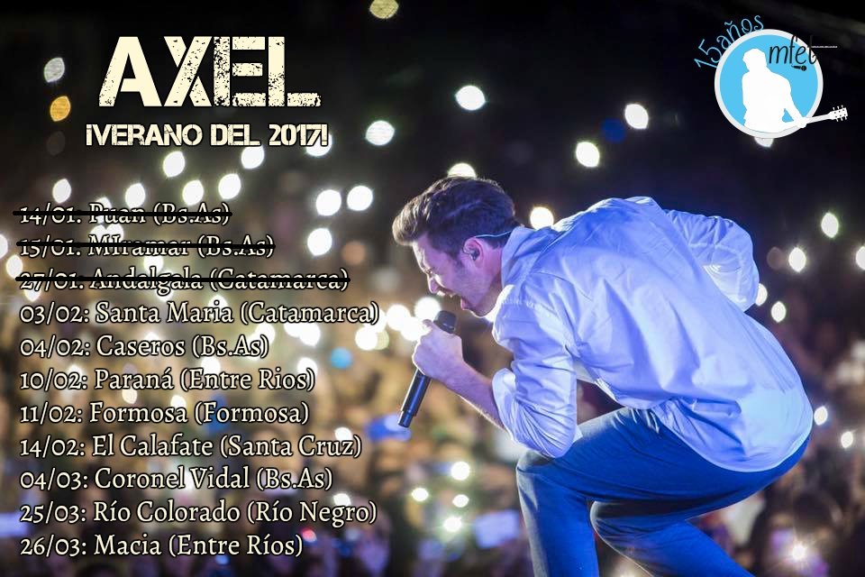 AxelFansCatamar's tweet photo. Hoy 3/02 vuelve al Festival Reina del Yokavil, en la ciudad de Santa María el gran @AxelOficial  #StaMaríaCatamarca https://t.co/TRANbALS89