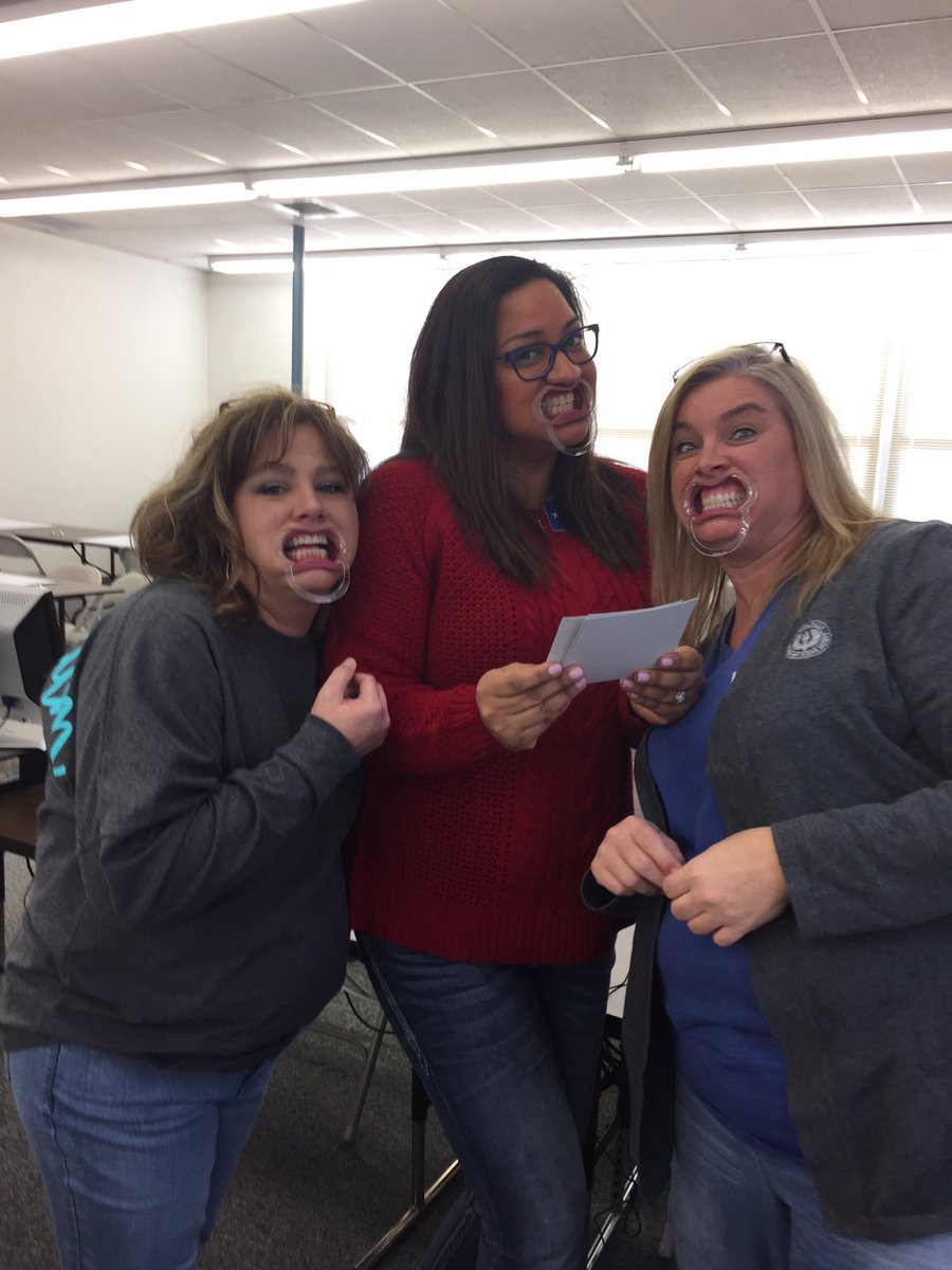 chill_hill2's tweet photo. Fun times at our Coaches Meeting this morning! Communication is the key!#funphrases#cheekseparators#iamwfisd https://t.co/bUX1HeJd86