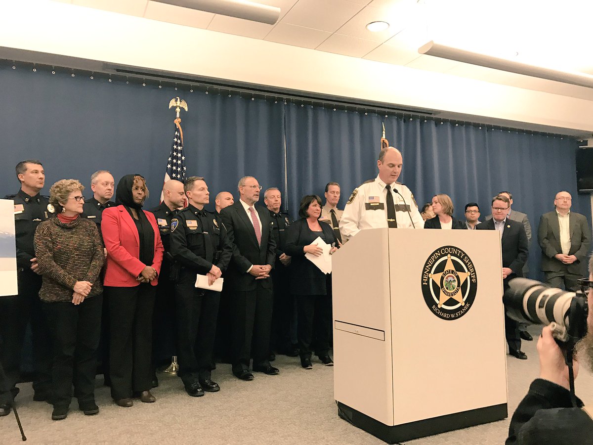 SionOdonnell's tweet photo. Earlier this week at a press conference, #HennepinCounty reps spoke on the #Opioid Epidemic. 31% increase in deaths #Noverdose #OADOTH2017 https://t.co/OP3D5p9ljp