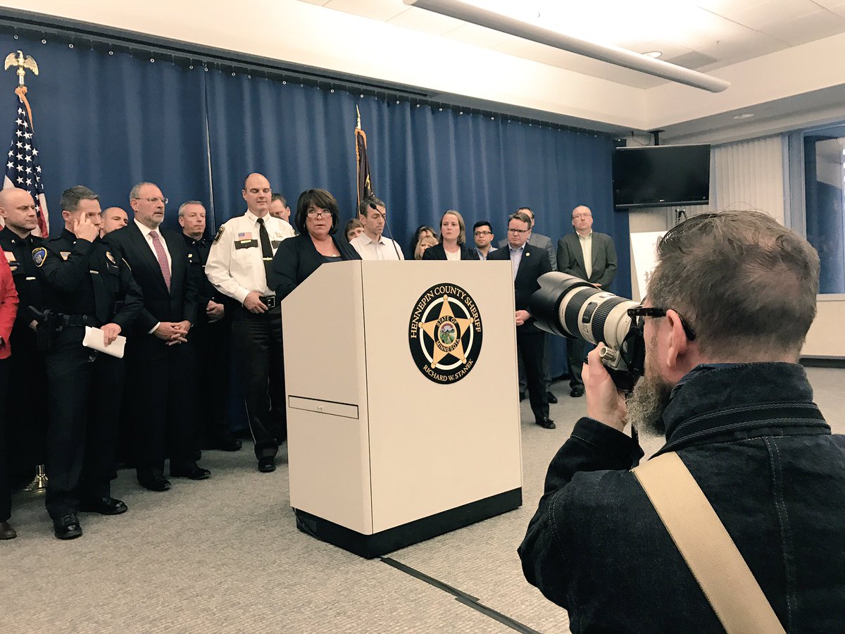 SionOdonnell's tweet photo. Earlier this week at a press conference, #HennepinCounty reps spoke on the #Opioid Epidemic. 31% increase in deaths #Noverdose #OADOTH2017 https://t.co/OP3D5p9ljp