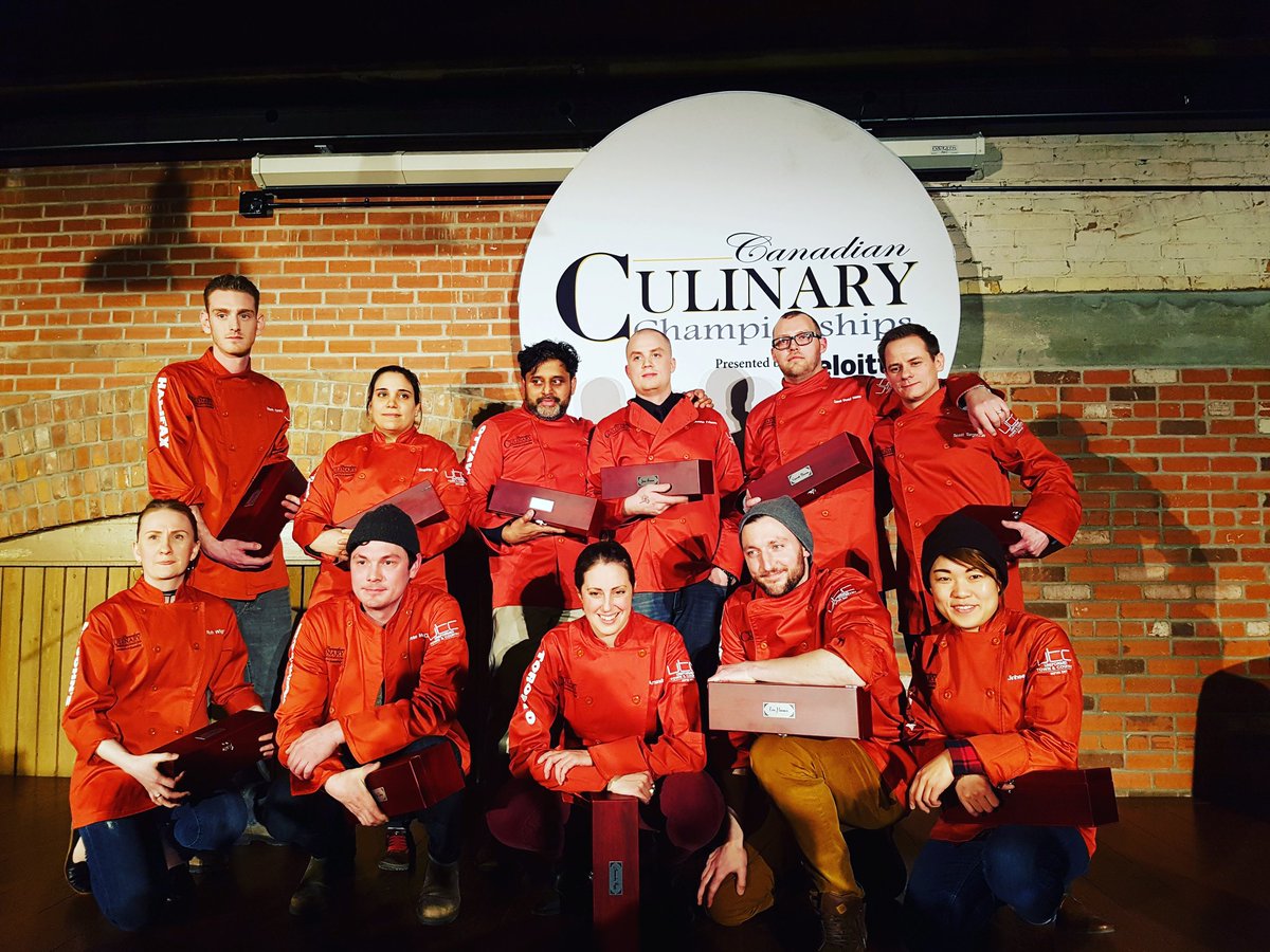 Our #CCC2017 competitors. Chefs are shopping this morning and prepping for Competition I tonight. They have $500 to feed 400 people.