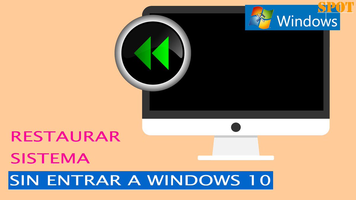 WindowsReparar's tweet image. Cómo hacer una restauración del sistema sin entrar en #Windows10. Cuando no funciona por lo que sea... youtu.be/CU4lWMqKyx8