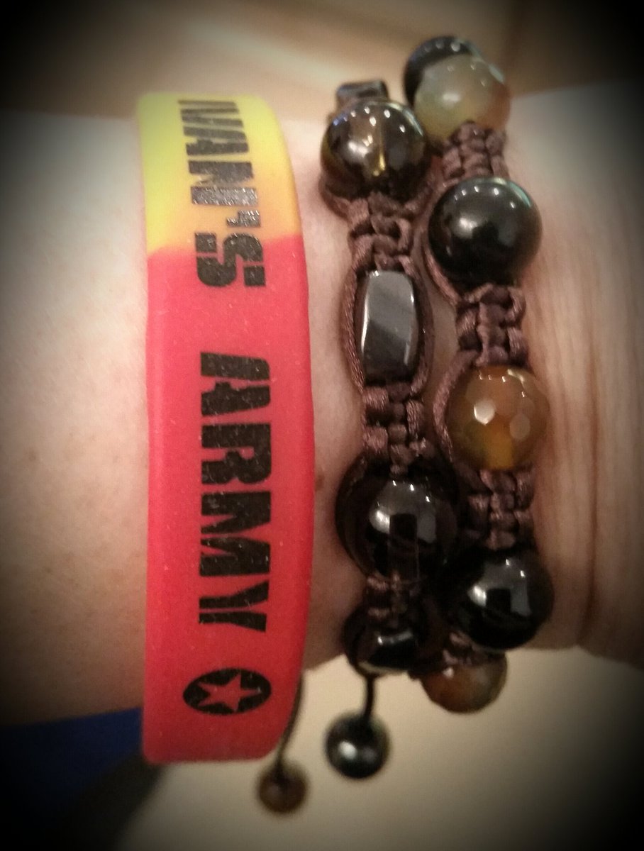I love my "Lucky Livy" &amp; "SmokeNMirrors" bracelets! TY <a href="/Beyond_Badass/">BeyondBadass</a> <a href="/ChadLindberg/">ChadLindberg</a> #AlwaysKeepFighting #IvansArmy #PeaceNLove ❤❤❤