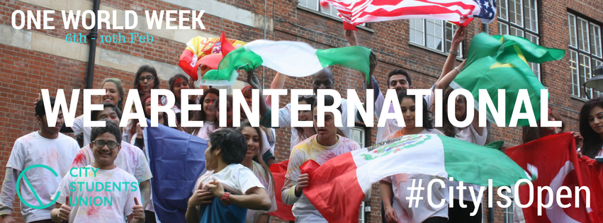 CSGSU_'s tweet photo. Join Sheikh & Zarka on the main walkway on Tues to celebrate One World Week. We're proud to study at an international university #CityIsOpen https://t.co/7tXK8SMCYT