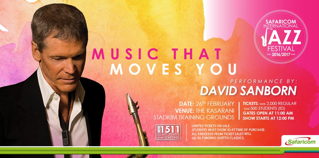 SafaricomPLC's tweet photo. If you are itching to get your groove on, #SafaricomJazz was made especially for you! Come and experience #MusicThatMoves. https://t.co/ucTJVpzmUz