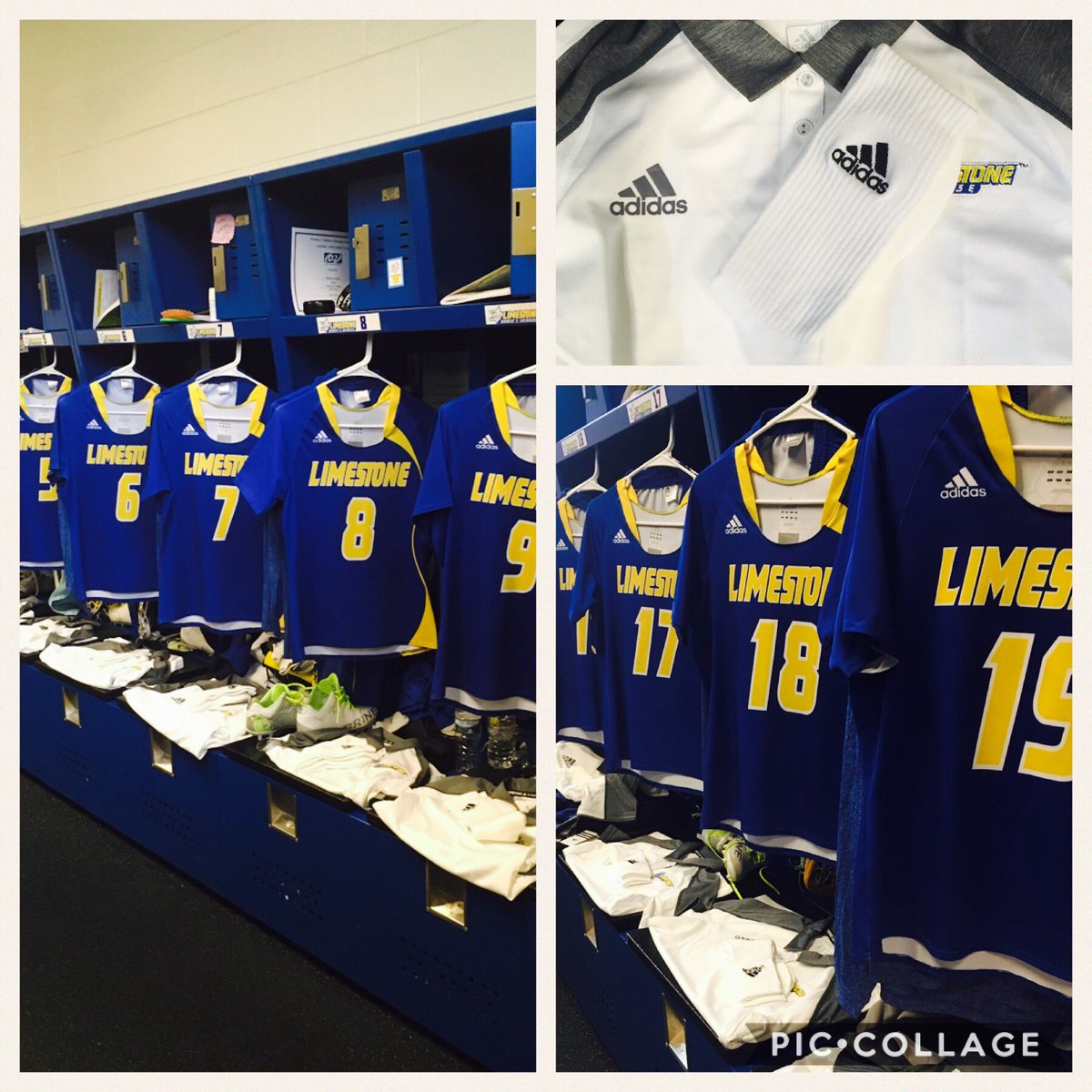 Limestonewlax's tweet photo. A huge shout out to @LimestoneEquip for taking such great care of our athletes. #GAMEDAY 4PM @Gardner-Webb #ONErepBETTER #PROTECTtheTEAM https://t.co/5nAcblP79T