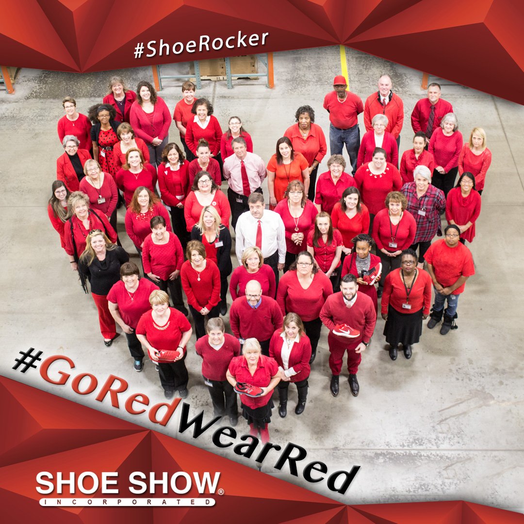 SHOE DEPT on Twitter "Showing our support for NationalWearRedDay. 