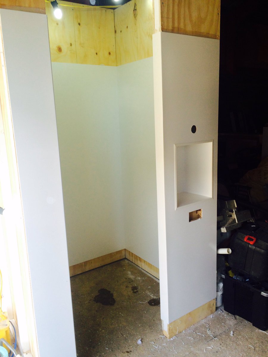 kbcladding's tweet image. Sample area of hygenic wall cladding.#vets