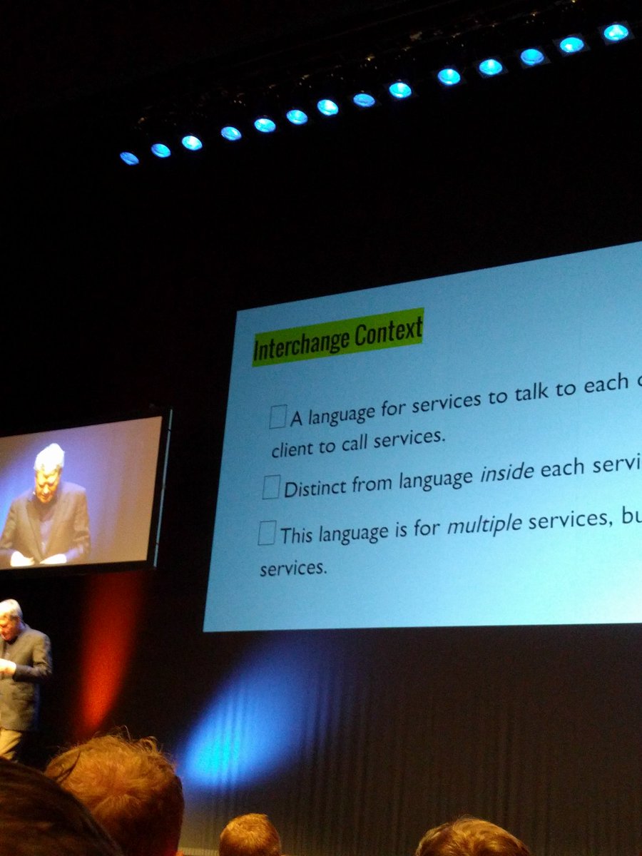 rebeccawb's tweet photo. Messages/ protocols as bounded contexts....#ddeu @ericevans0 https://t.co/Agb15XkSjF