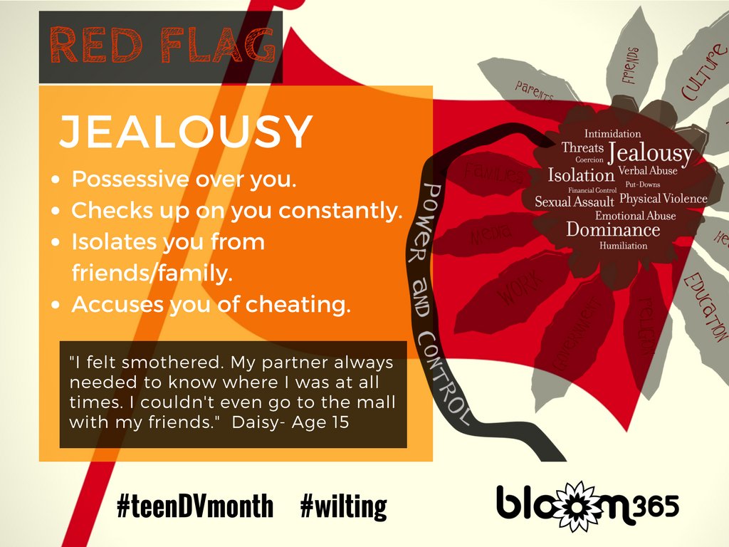 UprootAbuse's tweet photo. #TeenDVMonth #RedFlag #jealousy
#StopWilting #StartBlooming https://t.co/WFssubtyLR