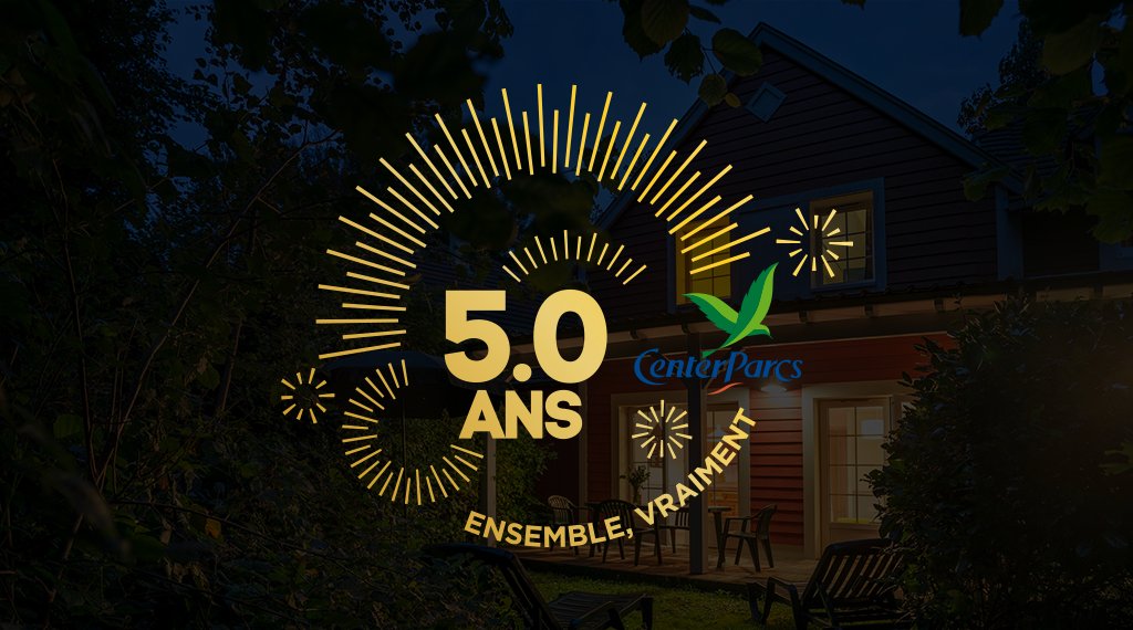 Célébrons 50 ans de souvenirs inoubliables à Center Parcs ! ✨ #EnsembleVraiment