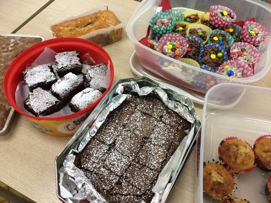 archiveKHS's tweet photo. A huge thank you to everyone who baked for today's sale-this is just a selection of delicious #cakes for our Lent term #charity #teamhelps https://t.co/417TCjGPHS