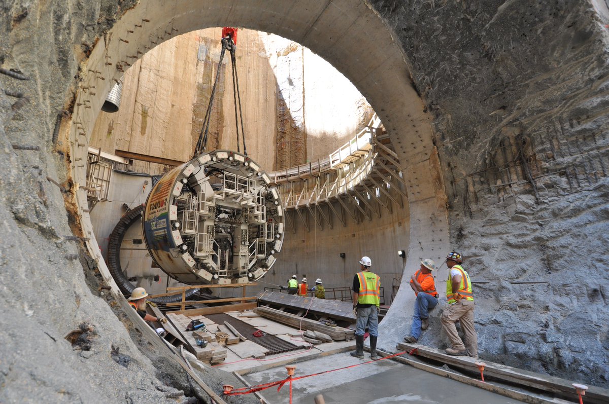 dcwater's tweet photo. More accolades for @LadyBirdTBM - Blue Plains Tunnel wins Best of the Best Award from @ENRnews: https://t.co/RF6QNNnKPv https://t.co/Q8nu1s5hYp