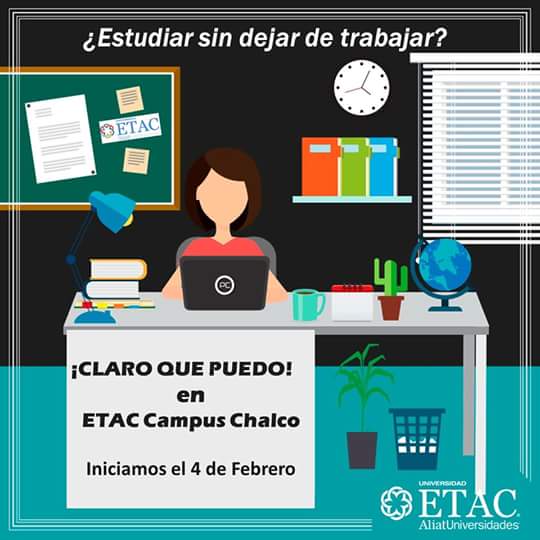 ETAC_Chalco's tweet image. Estás a tiempo de conquistar tus sueños y conseguir un mejor empleo, inscríbete a nuestras Licenciaturas Ejecutivas. tel: 30676600 Ext.4010