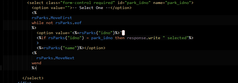 dhaliweb's tweet image. Its been years since I used Classic ASP in building a drop-down list. #classicasp #programming #vbasp