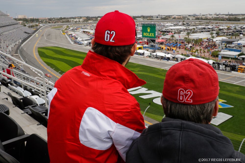 regislefebure's tweet photo. #risicomp tifosi wearing team merch at #Daytona24 Rolex24 hours @toni_vilander @OfficialFisico @JamesCalado https://t.co/FgCtTIIbgq