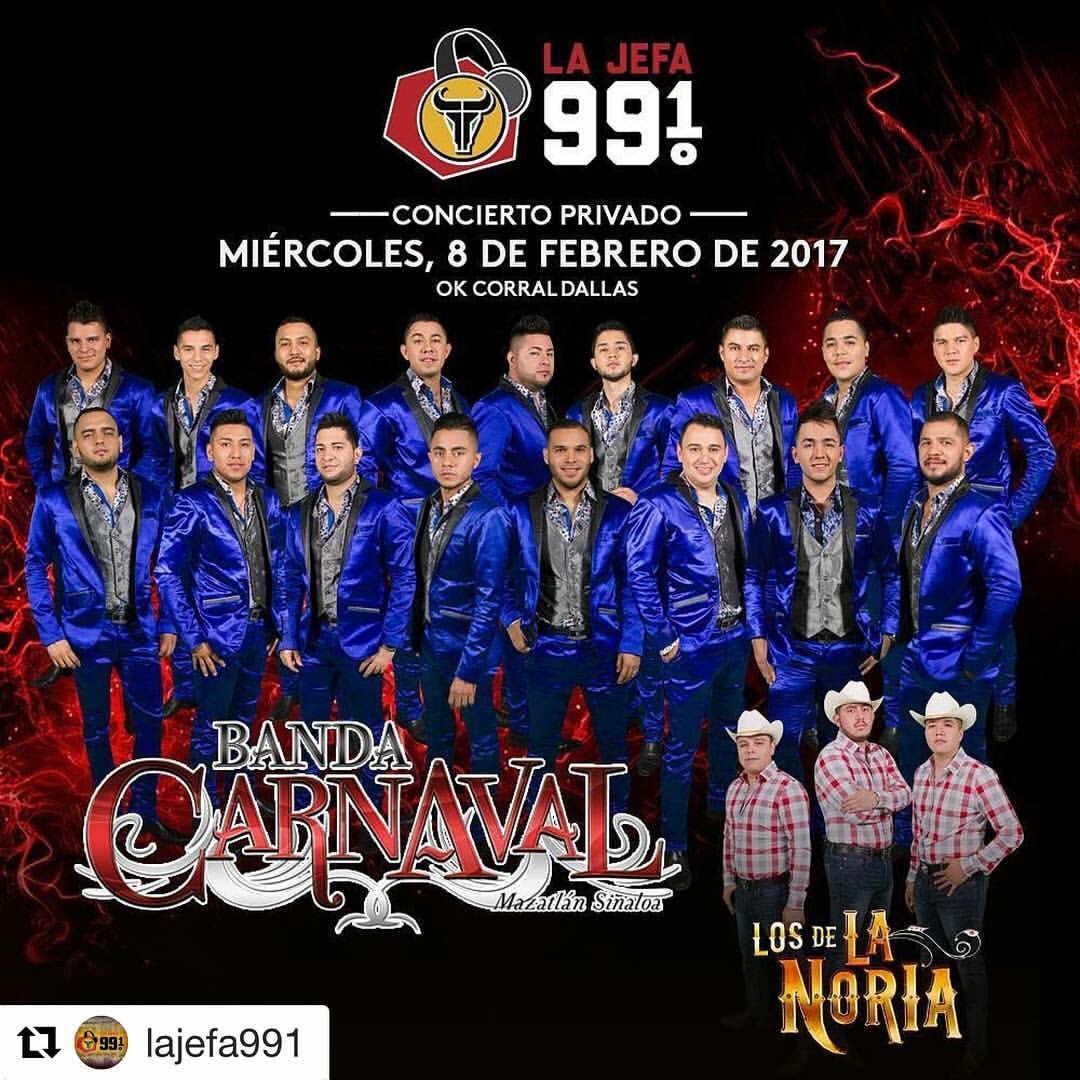 elpichirilo's tweet photo. Pendiente para que ganes tus boletos @LaJefa991 #PrimerPrivado2017 8/Feb @_bandacarnaval @losdelanoria Tel Cabina 844-787-0991 Faltan 5 días https://t.co/fSDAjrbKzD