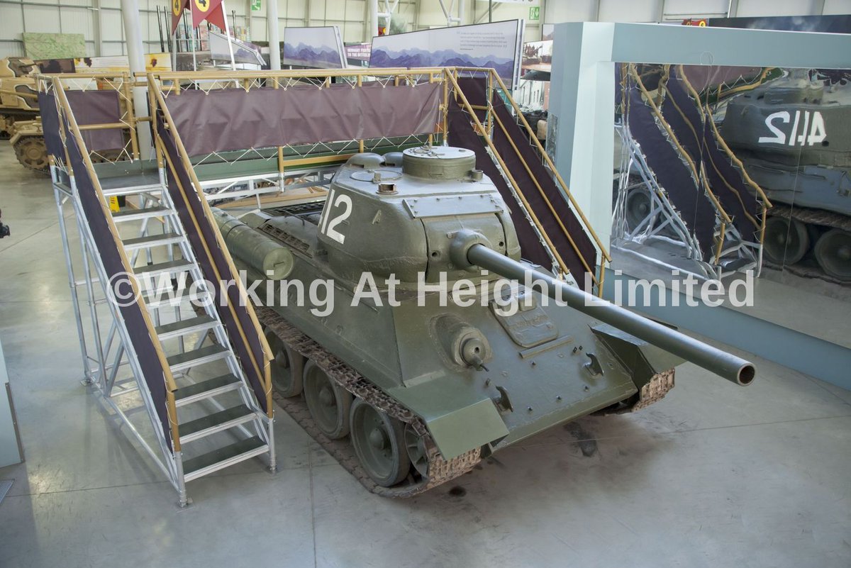 WAHLTD's tweet photo. Visiting the brilliant Tank Museum Bovington this year? Look out for this bespoke tank viewing platform we supplied #viewingplatform #safety https://t.co/w5RUNTtxWc