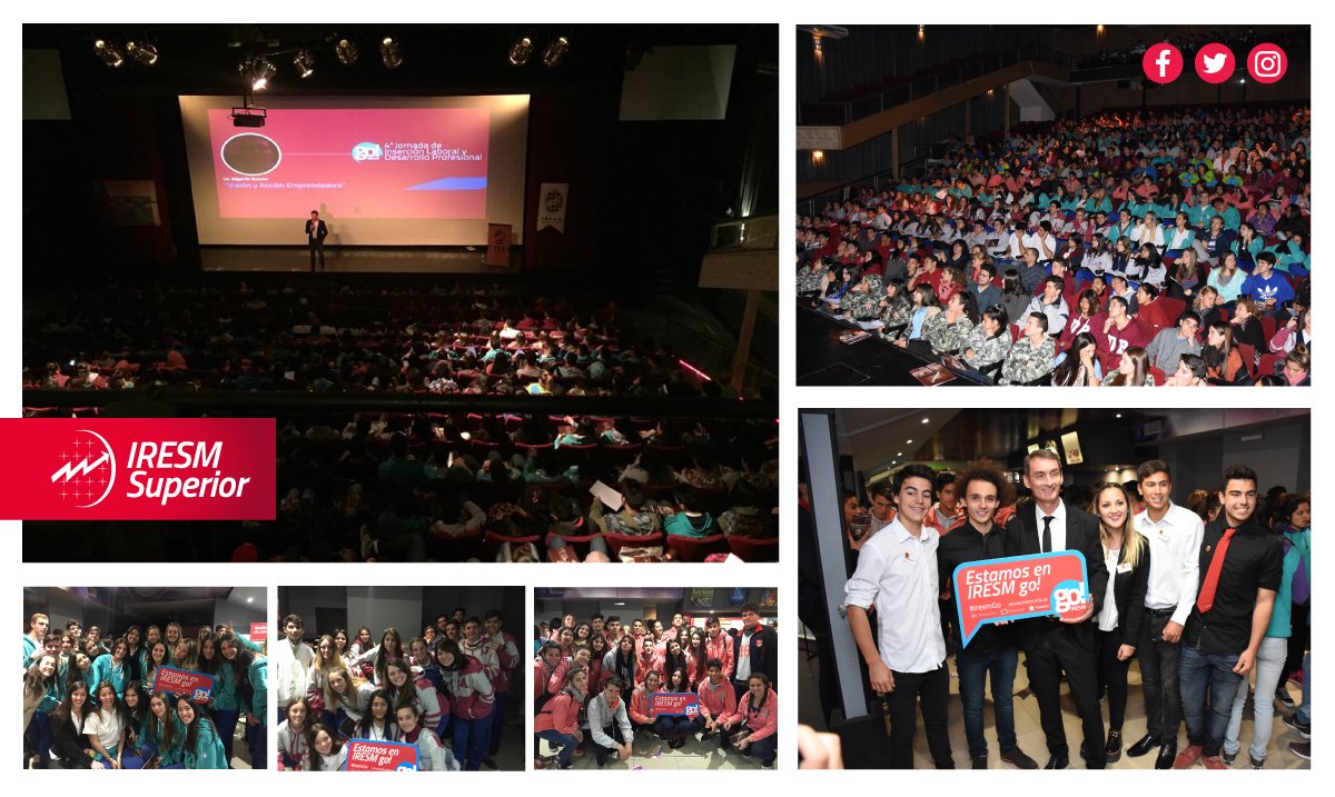 IRESMsuperior's tweet photo. Porque apostamos a nuestro futuro. Así pasó #IRESMgo para los nuevos profesionales. #CVP #IRESM #RRHH #Informática #Administración https://t.co/tjTuSPFtuO