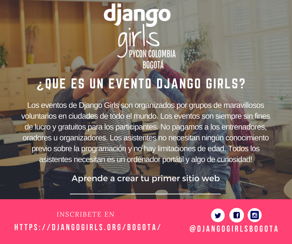 Quieres saber de que se trata un taller de programación para Mujeres <a href="/djangogirls/">Django Girls</a> y como funciona la comunidad?