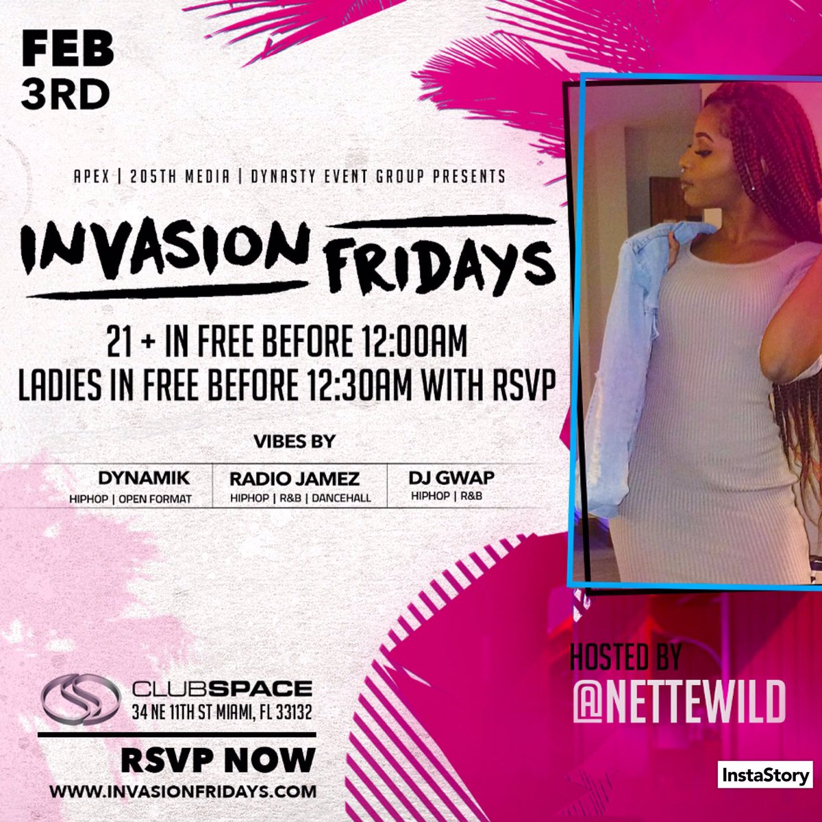 nettewildd's tweet photo. Come turn up 🎉with ya girl at #clubspace with @radiojamez . #invasionfridays #Cashmeatclubspacehowboutdah https://t.co/g5v2msIS6V
