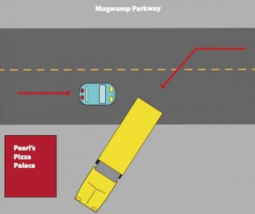 CCJnow's tweet photo. Preventable or not? Red-light runner rams truck’s rear end: https://t.co/xpFSsJri6f https://t.co/h9EFMxZhv7