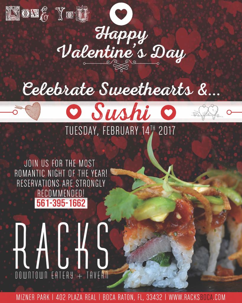 Date night at <a href="/racksmiznerpark/">RACKS Downtown</a>  for Valentine's Day- reserve now!