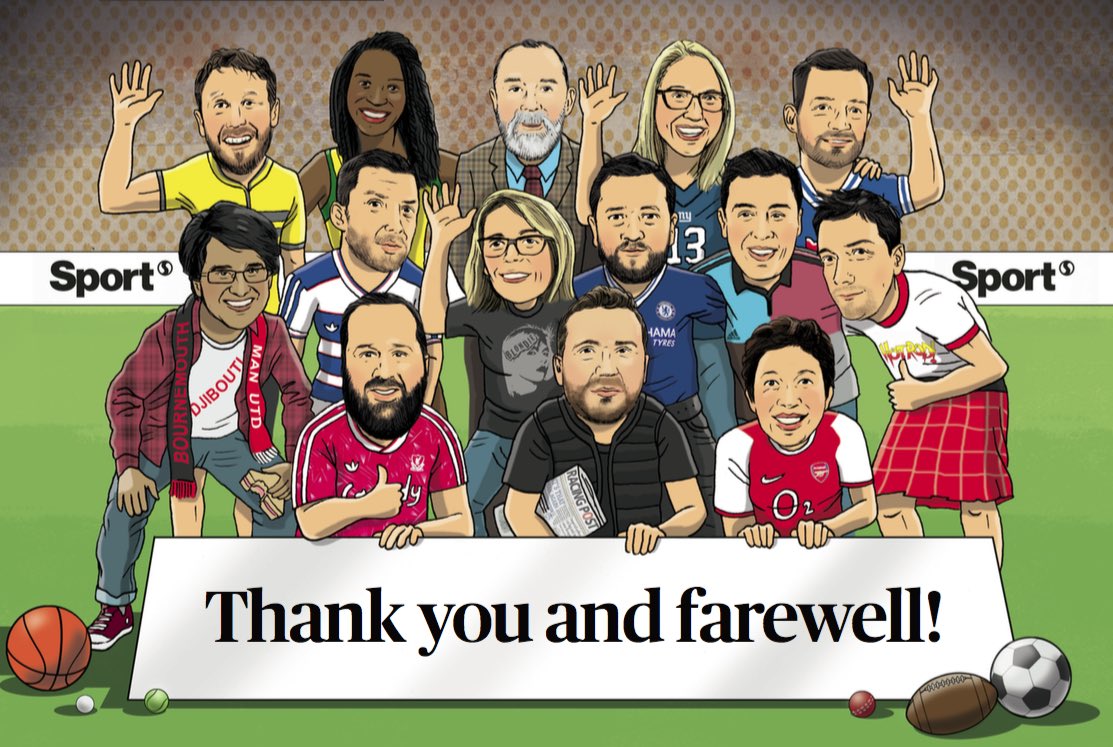 Best person I've met via <a href="/SportMagUK/">Sport Magazine</a>: Bret Hart? CR7? Barry Davies...? Nah, this lot. A treat to work every day with friends